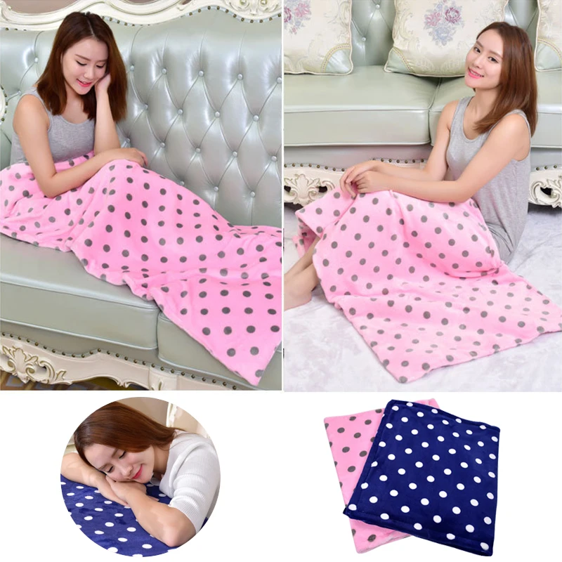 50x80cm Car Home Electric Warming Heating Blanket Pad  220v 50w Shoulder Neck Mobile Heating Shawl USB Soft Winter Warmer