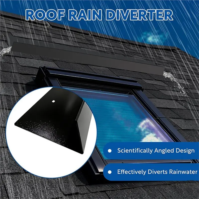 Rain Diverter For Roof,Rain Gutter Diverter,Roof Rain Diverter Shingles Roofing,Roof Chimneys,Doorways,Window Roof Vents