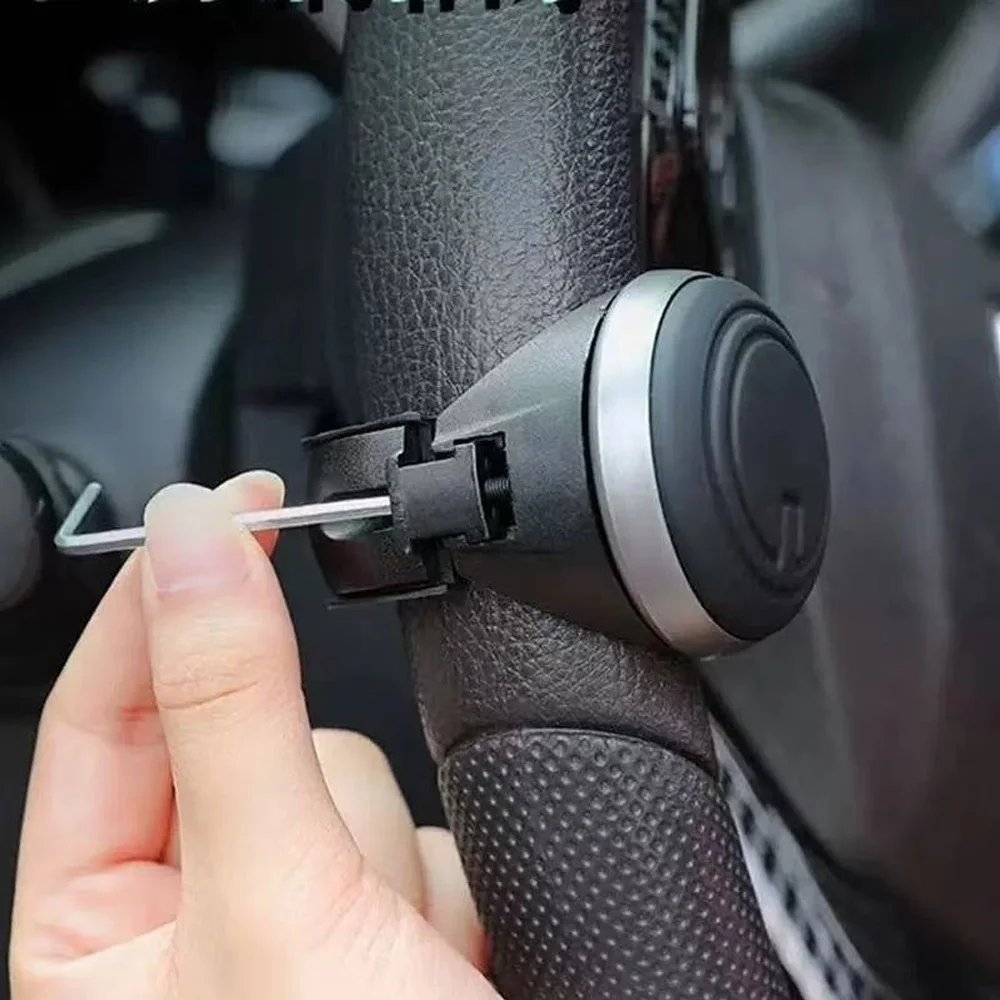 360 Degree Rotation Metal Bearing Electric Handle Ball Assistant Manual Control Of Universal Join Car Steering Wheel Rotary Knob