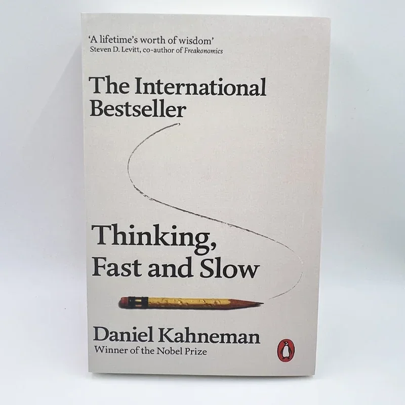 Thinking Fast and Slow Reading English Books Adult  A Lifetimes Worth of Wisdom Economic Management Books Daniel Kahneman