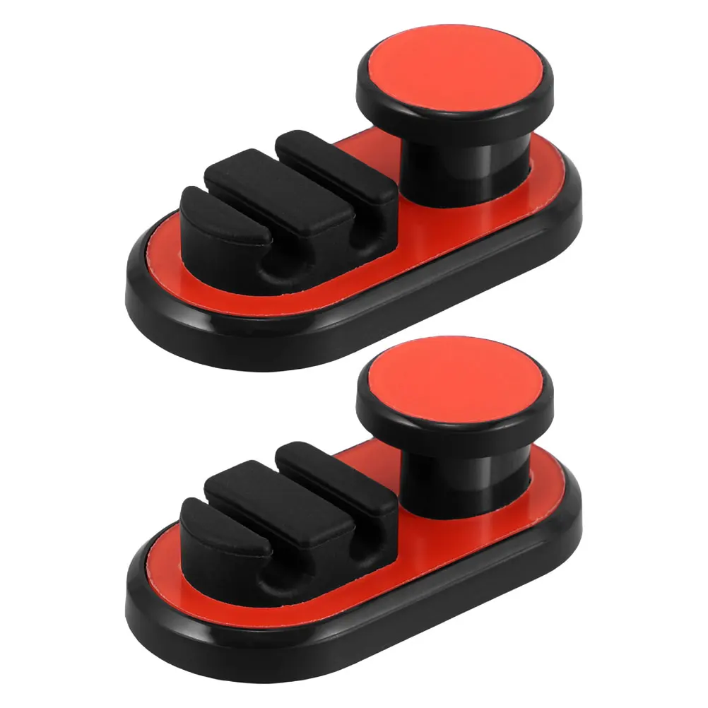 

2pcs Data Cable Organizer Management Clip Car Desk Holder ABS Storage Travel Manager Cord Charging Box Wire Tidy Solution