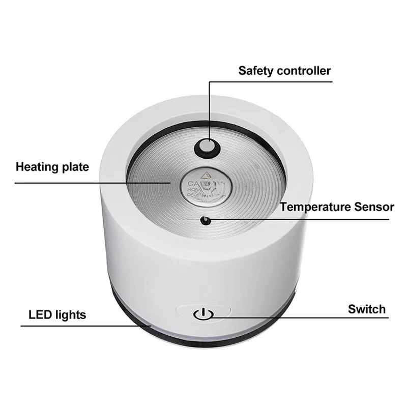 Milk Bubble Machine Electric Glass Hand Held Full Automatic Household Heating Milk Coffee Glass Milk Bubble Machine