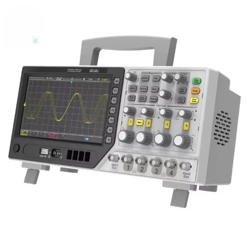 DPO6204C Digital Storage Oscilloscope 4 channels 200MHz 1 GSa/s Sample Rate Waveform Generator Spectrum Analyzer