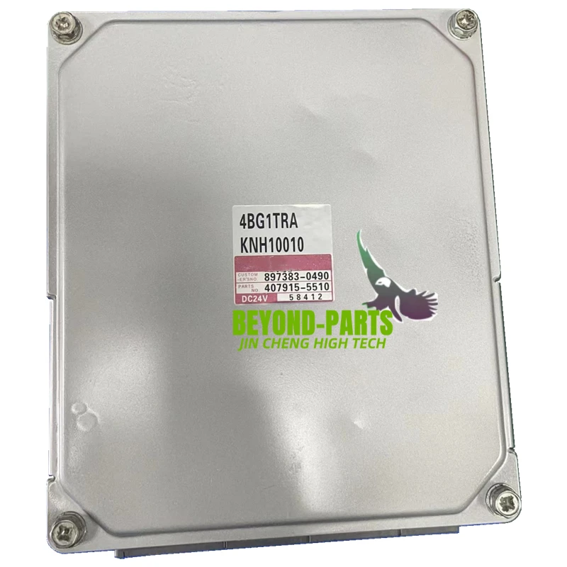KNH10010 897383-0490 407915-5510 SH120-3 SH130-3 Excavator Parts 4BG1TRA Engine Controller Control Unit ECU