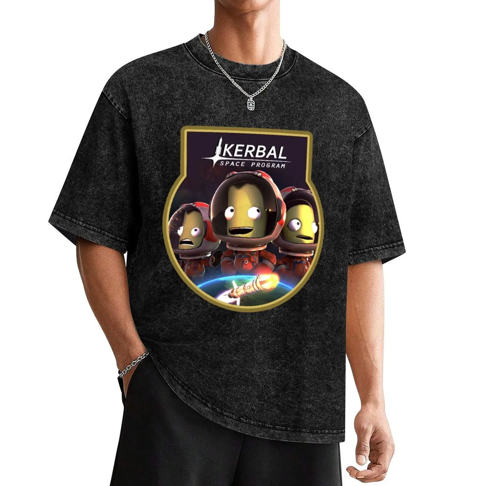 

kerbal space program T-Shirt customs anime stuff summer tops anime plain t shirts men