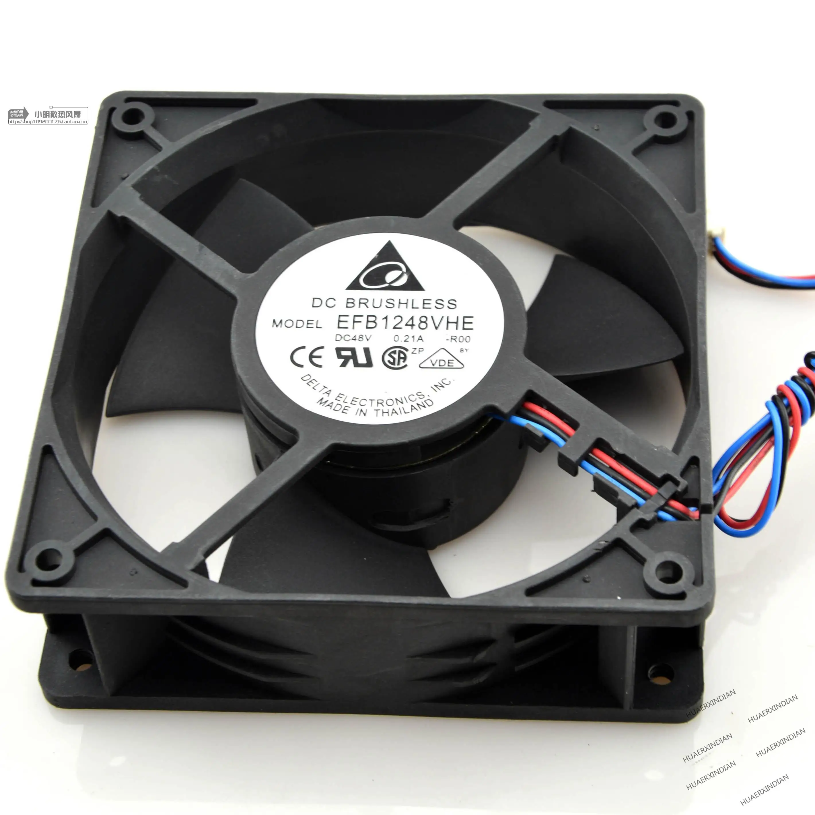 Новый комплект для сборки охлаждающего вентилятора EFB1248VHE 12 см 12038 48 в А