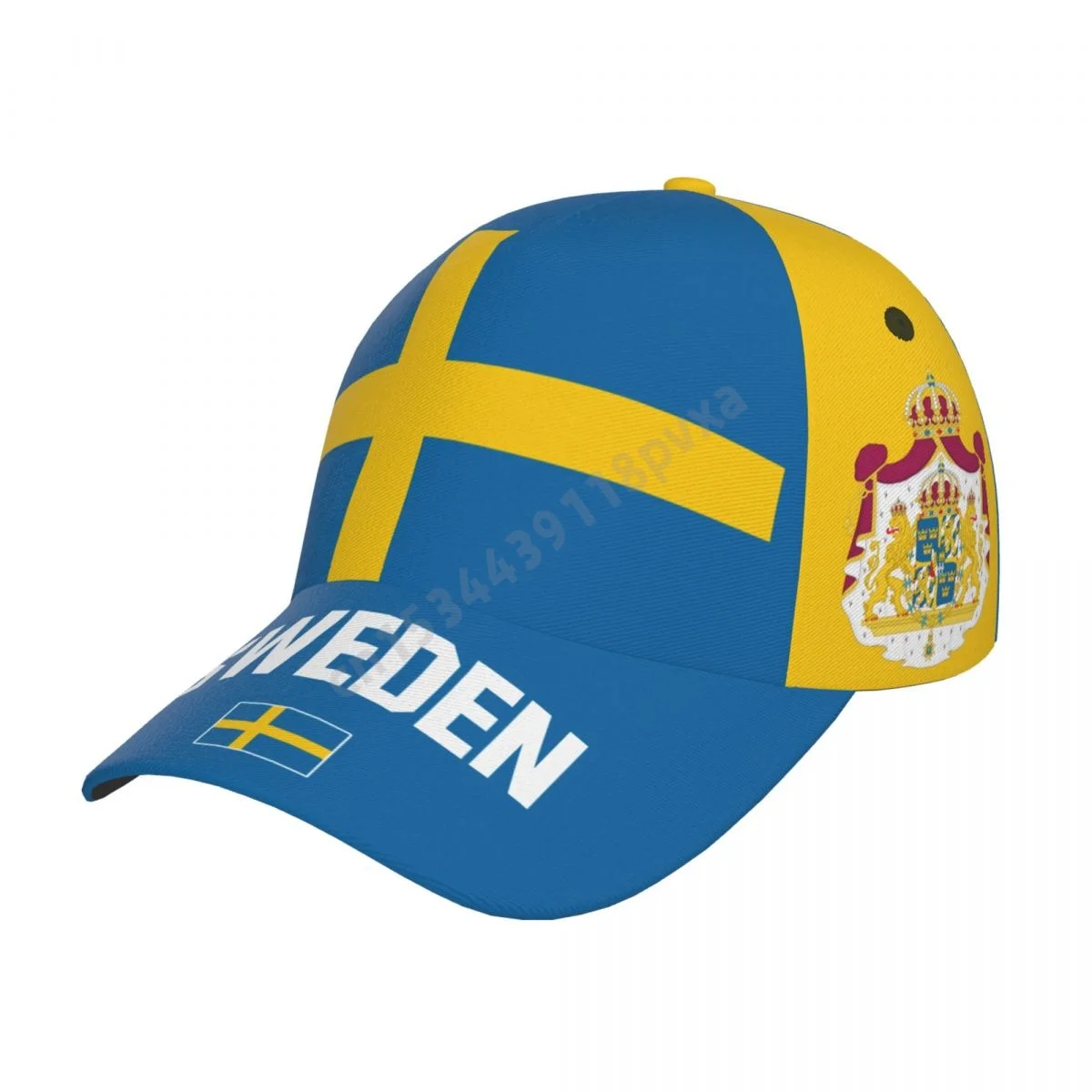 Unisex Sweden Flag Swedish Adult Baseball Cap Patriotic Hat for Baseball Soccer Fans Men Women