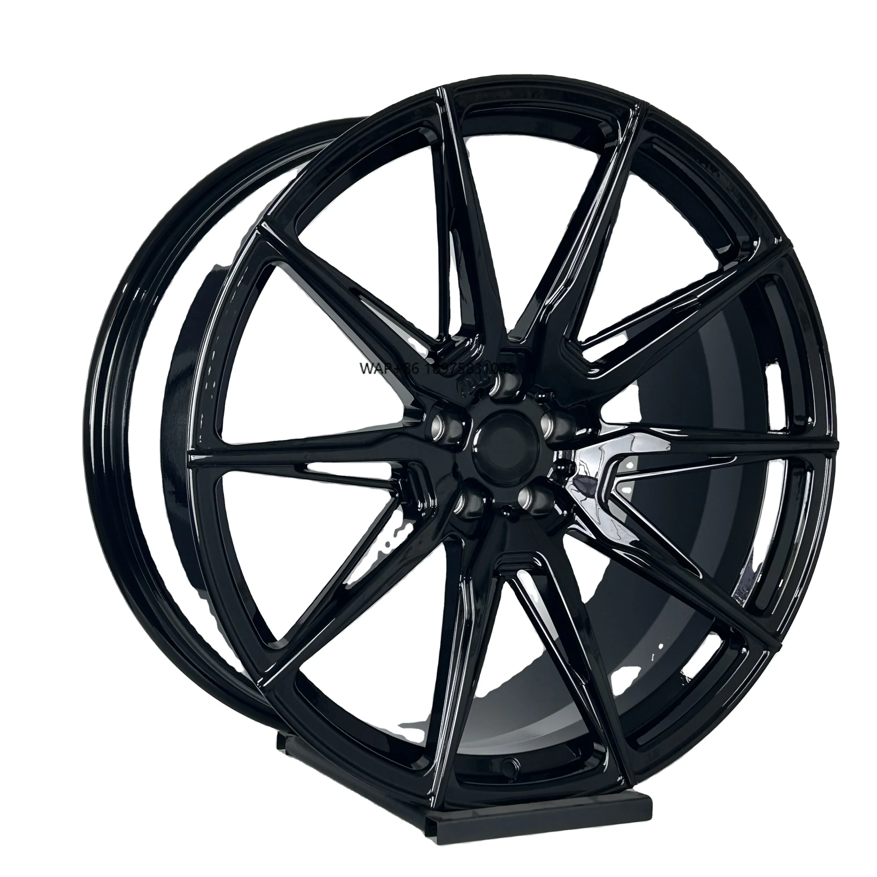 

High Quality Custom Forged 19\" Sport Racing Design Automotive Alloy Wheels 5x120 PCD Gold Finish 35mm ET MOQ 4 Pieces