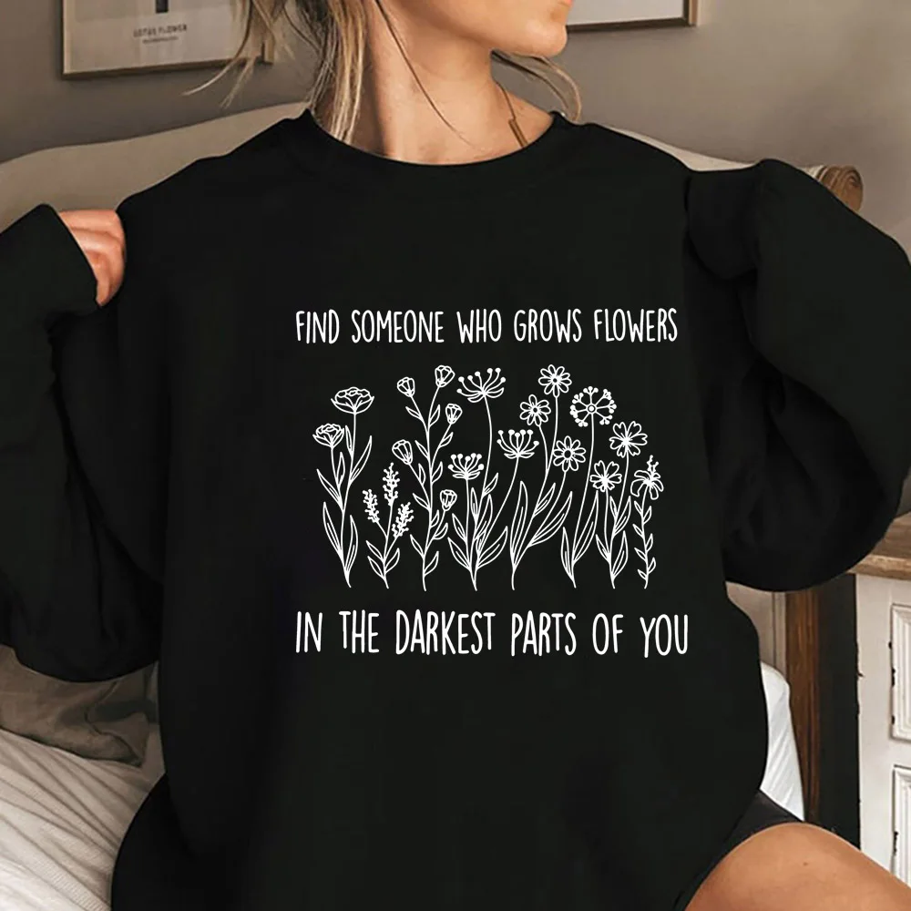 Find Someone Who Grows Flowers Hoodie Zach Bryan Pop Music Sweatshirts Hoodies Streetwear Sweatshirt Oversized