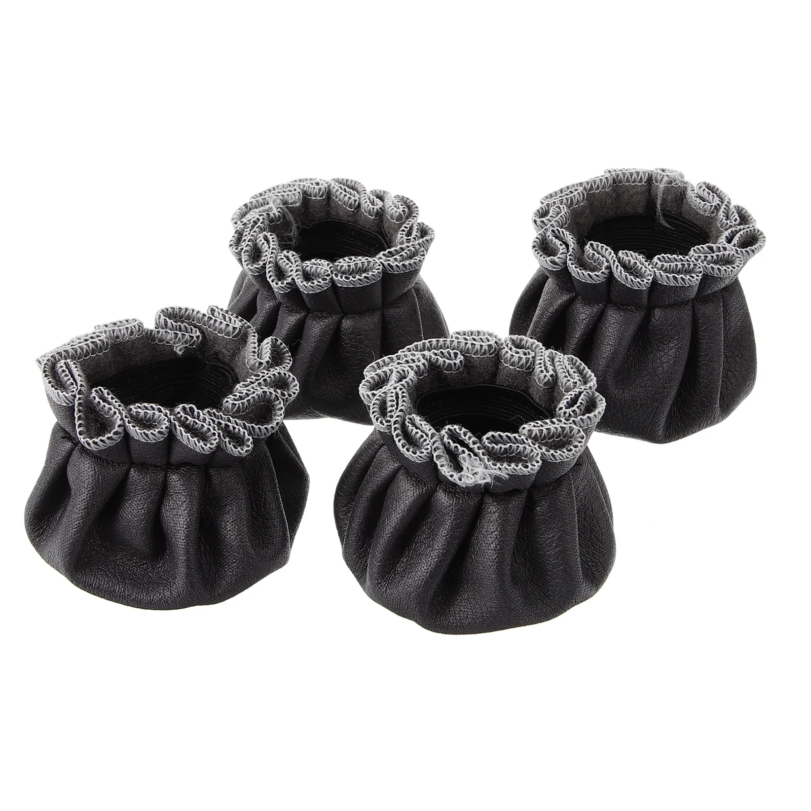 

4 Pcs Piano Pedal Cover Bench Leg Pads Floor Protectors Pu Covers for Pianos Chair Feet