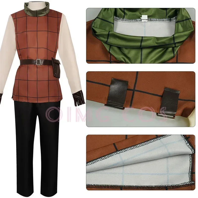 لذيذ في Dungeo Chilchuck تأثيري حلي كرنفال الكبار موحدة أنيمي هالوين ملابس تنكرية للحفلات النساء لعبة تنكرية