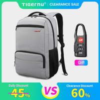 Tigernu Men Backpack Nylon Waterproof Anti Theft Male Travel Laptop Backpack 15.6 inch Large Capacity School Backpacks Knapsack
