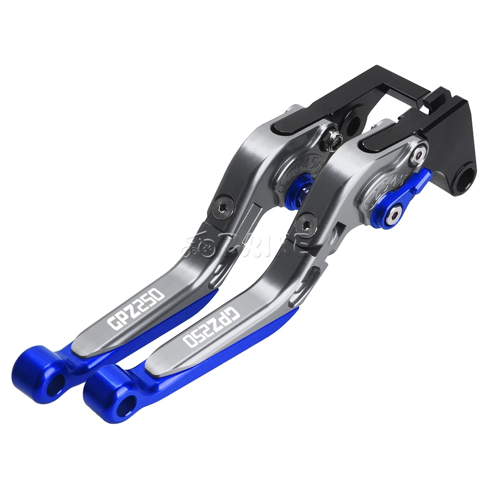 

For KAWASAKI GPZ250 GPZ 250 gpz250 1983-2007 2006 2005 Alloy Motorcycle Accessories Aluminum Brake Clutch Levers Hand Grips Ends