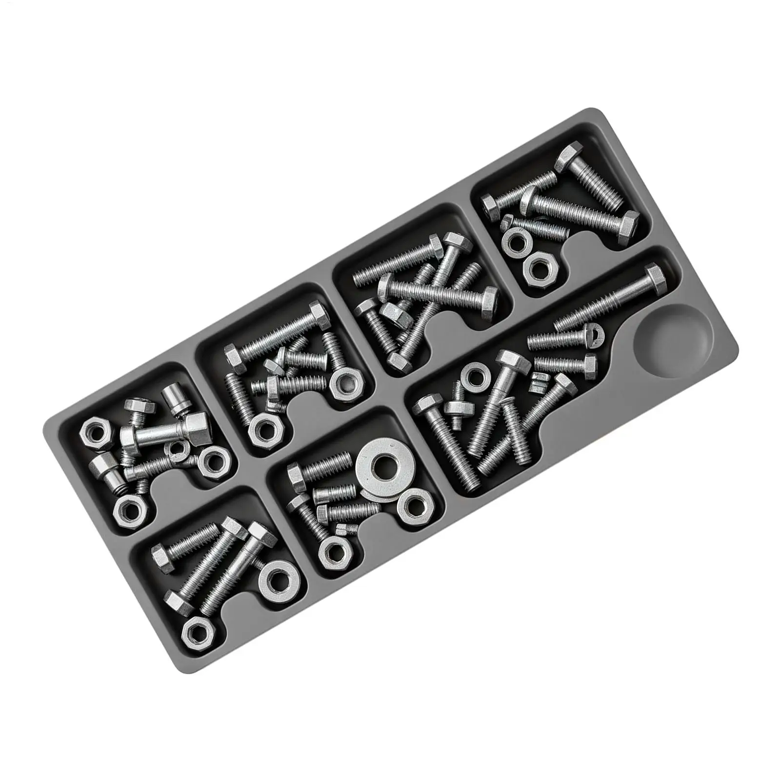 Magnetic Screw Tray Portable Reusable Space Saving Storage Box Magnet Small Parts Screws Holder For Bolt Pin Home Garage