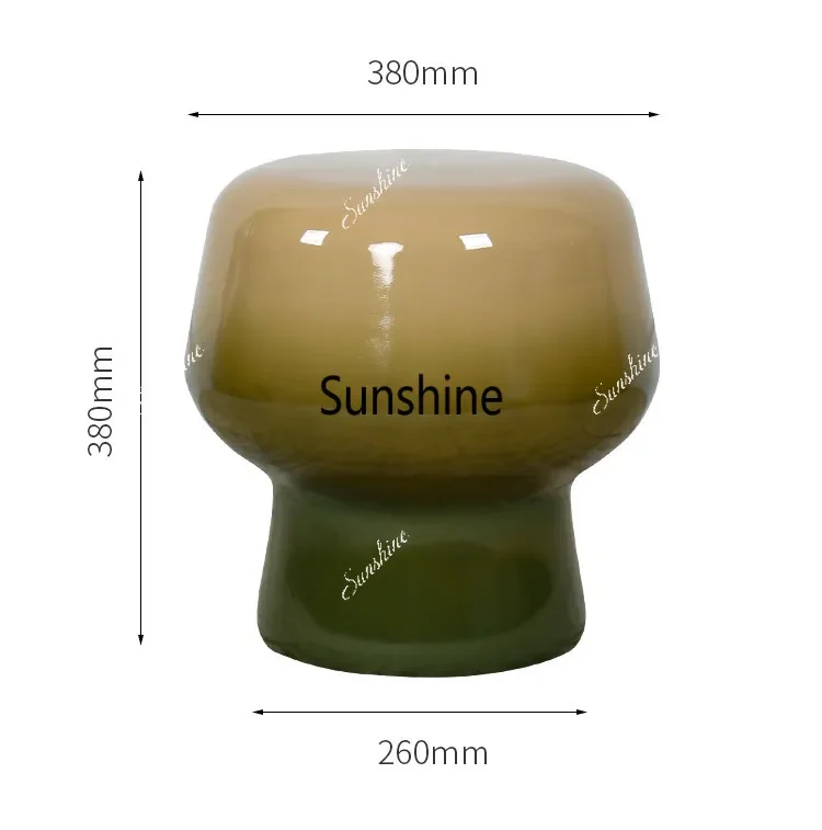 Gradual change of color High artistic sense Bell edge table  FT