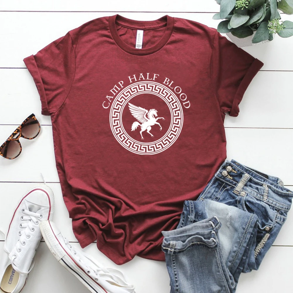 Camp Half Blood T-Shirts Herbst-Trainingscamp-Spiel T-Shirt Halloween Magisches Geschenk Percy Jackson Shirt Unisex T-Shirts Harajuku Tees – Detail 8