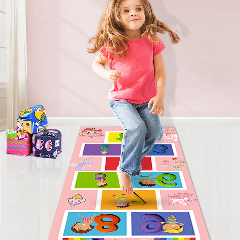 Hopscotch Mat Hand And Feet Game Sensory Integration Training Balance Indoor Playground Outdoor Fun & Sports Kinder Spiele