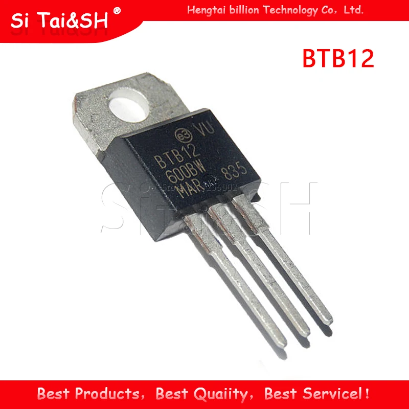 37+1 10pcs BTB16-600BW TO-220 BTB04-600SL BTB10-800BW BTB12-600C BTB16-700SW BTB12-800B BTB16-600B BTB12-600B BTB06-600B