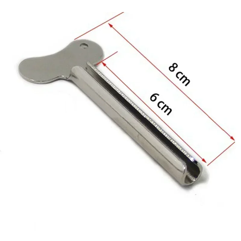 12/1PCS Bathroom Metal Toothpaste Squeezer Stainless Steel Tube Squeezer Universal Key Roller for Tube Cream Paint Squeezer Tool