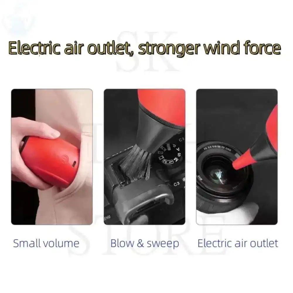 Soffiaggio 4.0KPa Air Dust Blower Mini detergente per pompa elettrica per la pulizia dell'obiettivo della fotocamera strumento di riparazione pulito del circuito della compressa del telefono cellulare