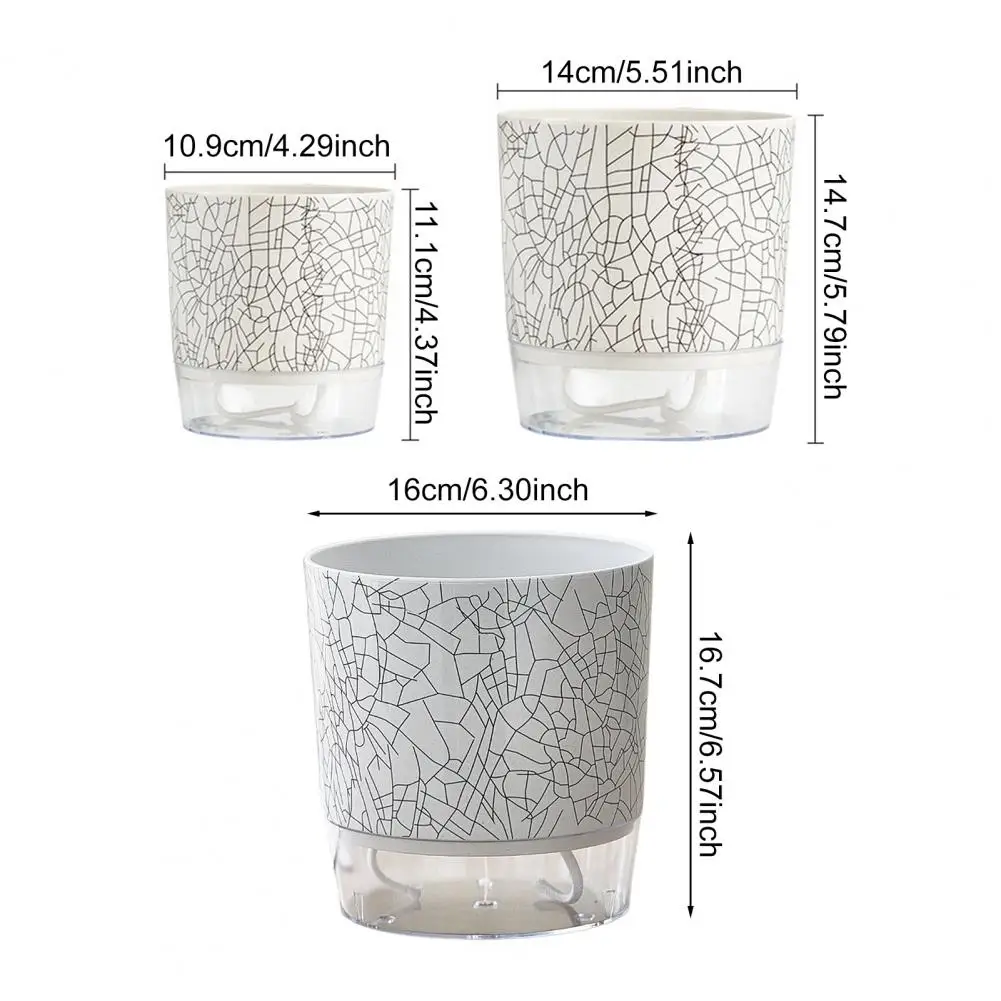 

Самополивный цветочный горшок, автоматический самополивающийся цветочный горшок с дренажными отверстиями, прозрачная основа, гидропонный горшок для растений для дома