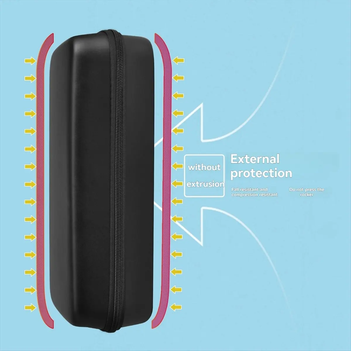 ABIU Hard Shell Travel Carrying Case for Lenovo Legion Go Portable Protective Storage Bag for Game Console
