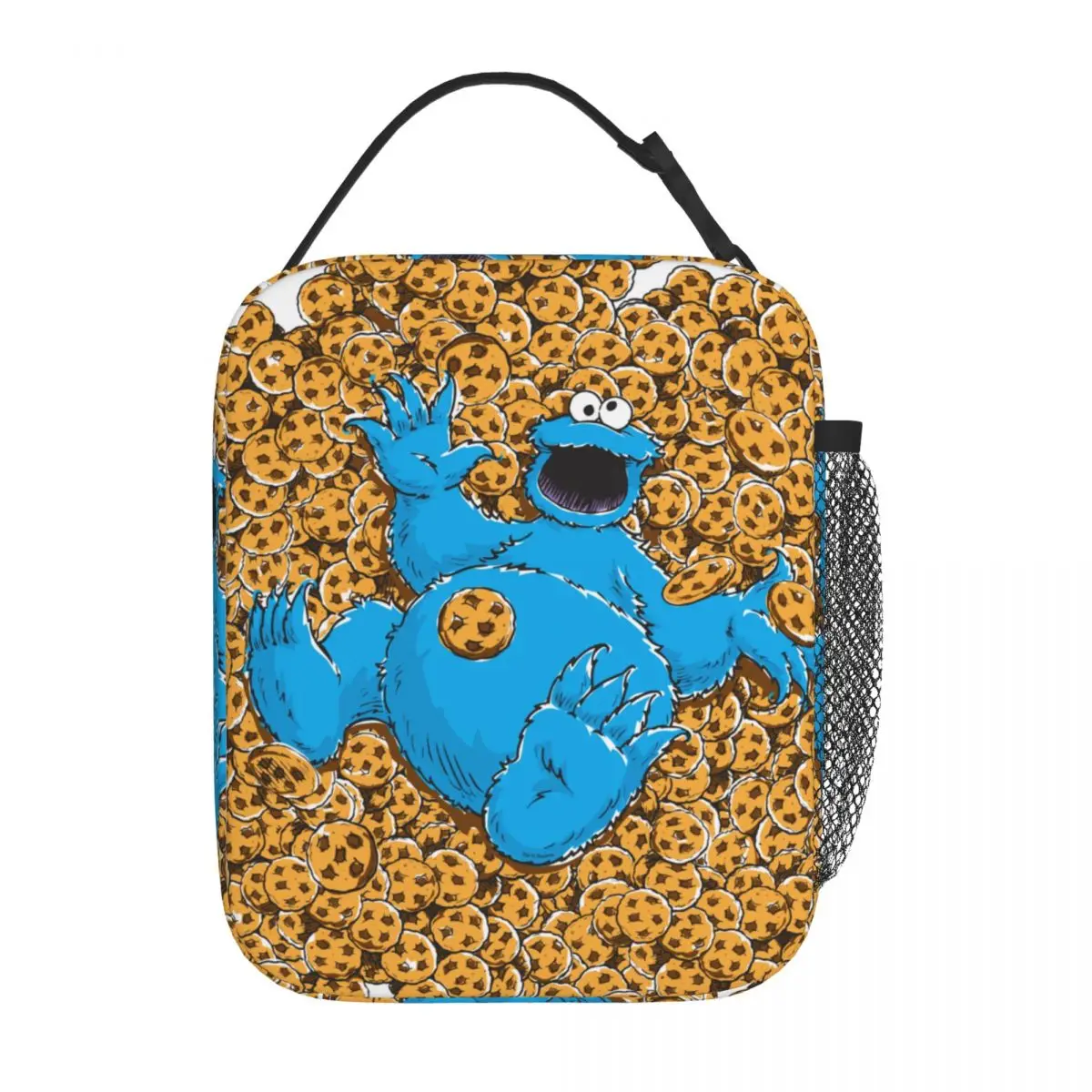 

Cookies Monsters Thermal Insulated Lunch Bag for Travel Portable Food Bag Container Men Women Cooler Thermal Lunch Box