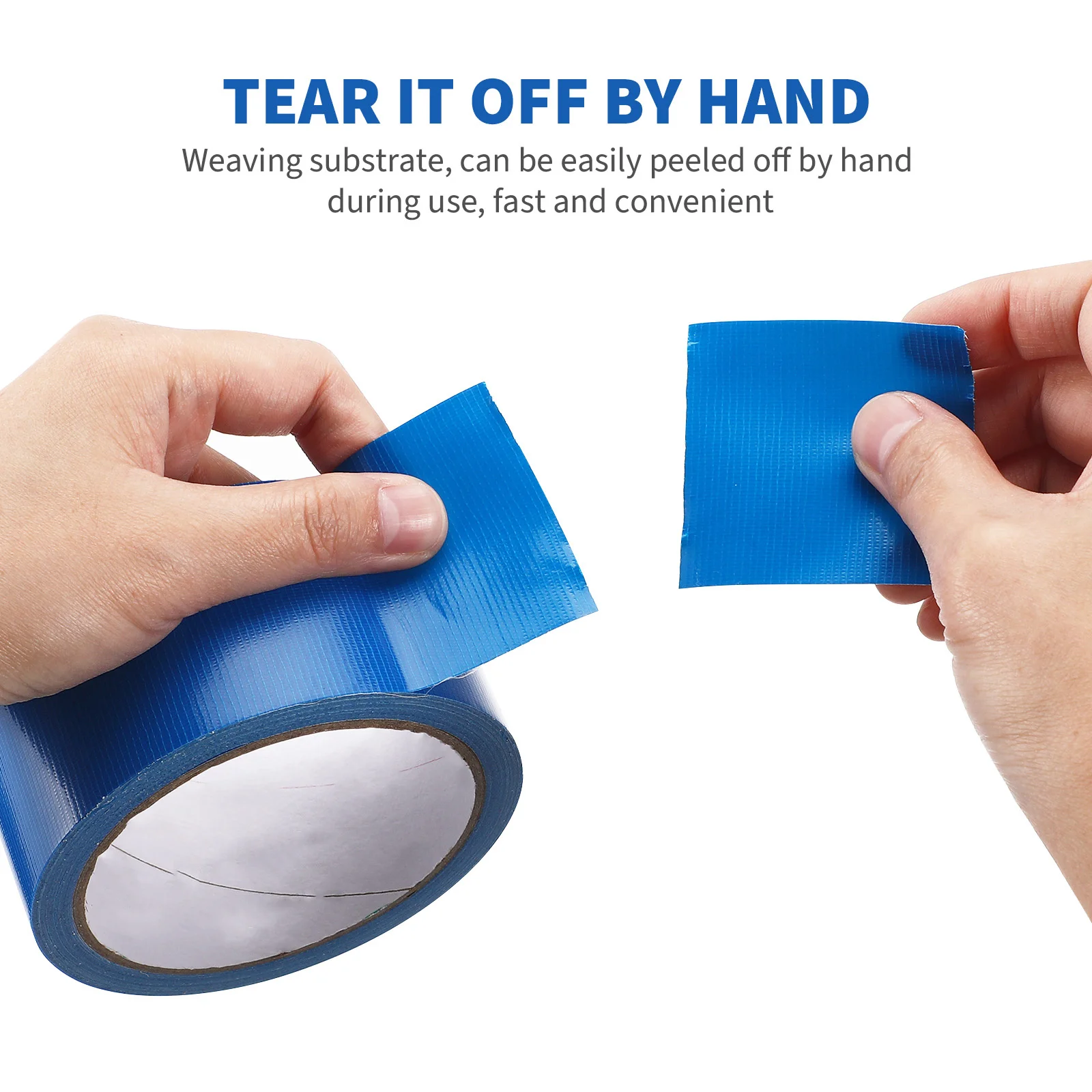 5 سنتيمتر X 10 متر الثقيلة القماش شريط لاصق مقاوم للماء لاصق قوي لإصلاح السجاد الطابق الآلات الكهربائية الأزرق الداكن