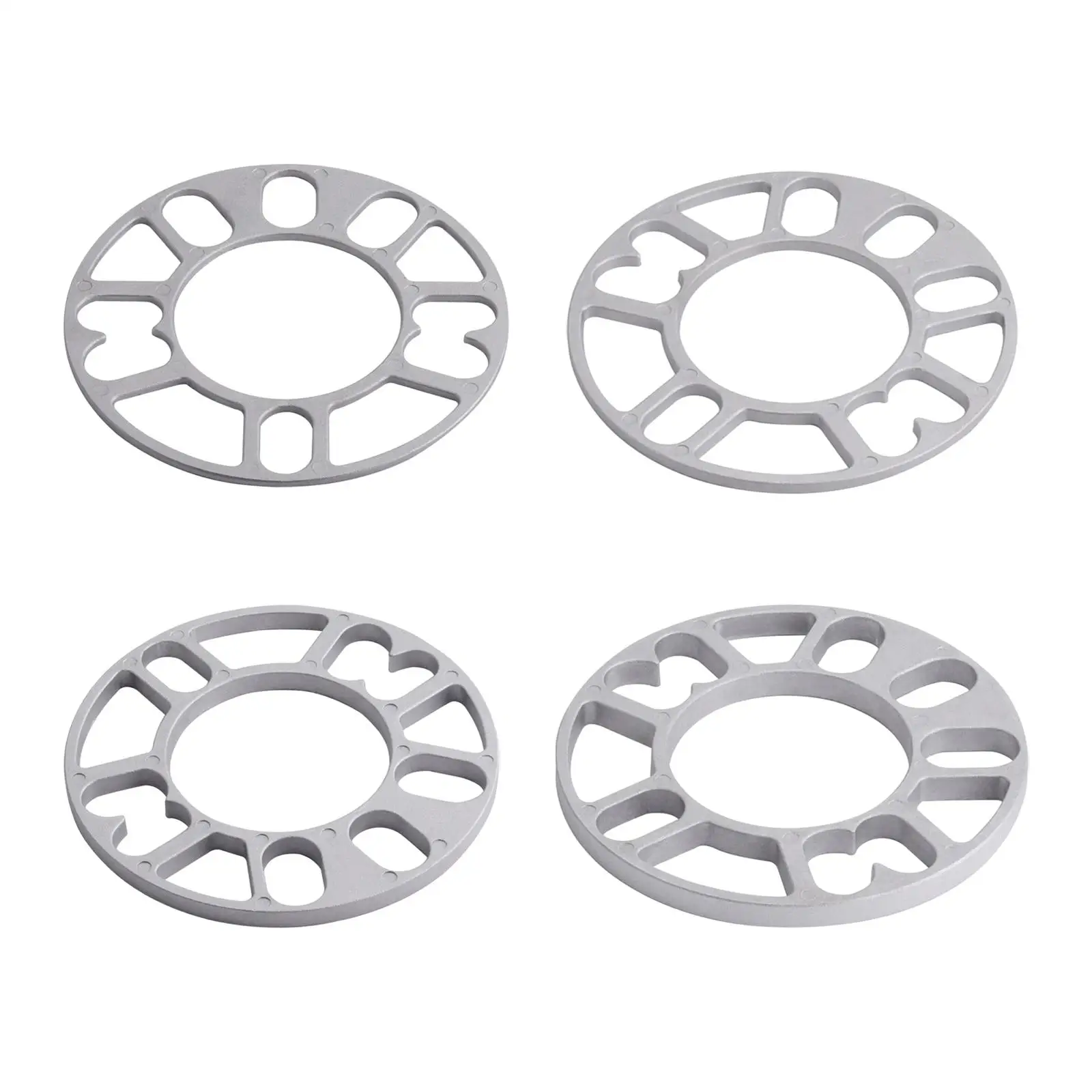 Universal Aluminum Wheel Spacer Adapter Hub Centric Plate for 4 Lug 5 Lug Rim Fitment Multiple Thickness Options