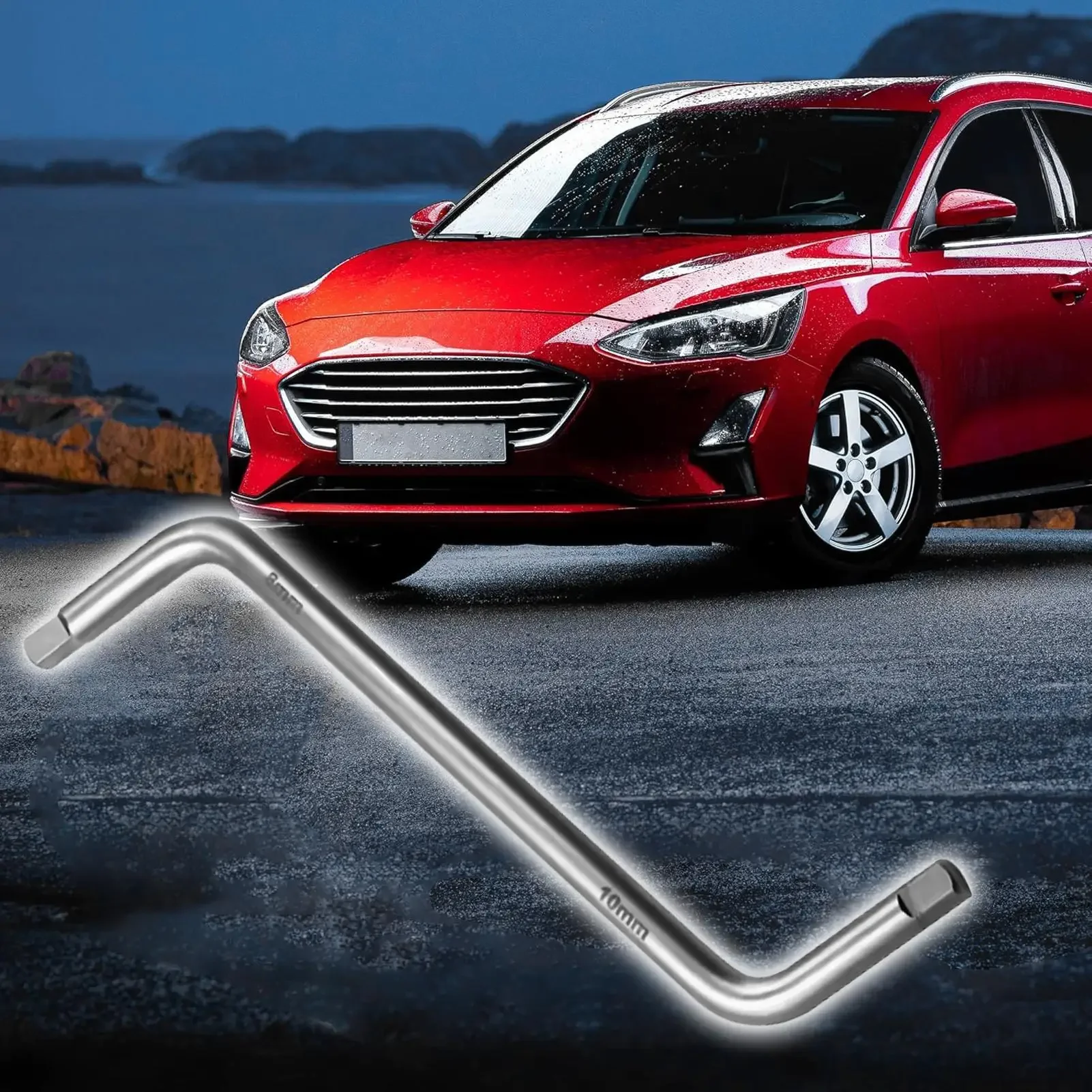 Oil Pan Screw Wrench Metal Square Head Screwdrivers Self Tapping Oil Pan Wrench For Truck Vehicle Automotive Sedan Pickup