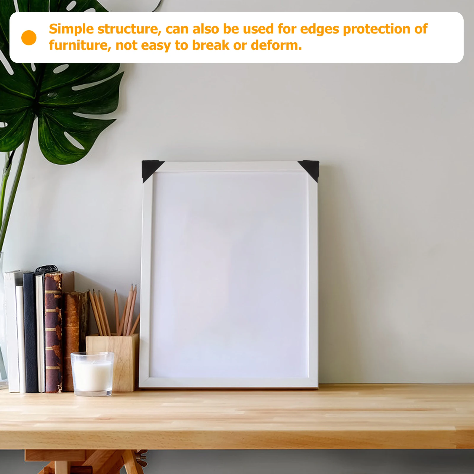 100Pcs Corner Protectors PP Pe Material Heavy Duty Frame Edge Guards for Shipping Artwork Furniture Safety Protection Photo