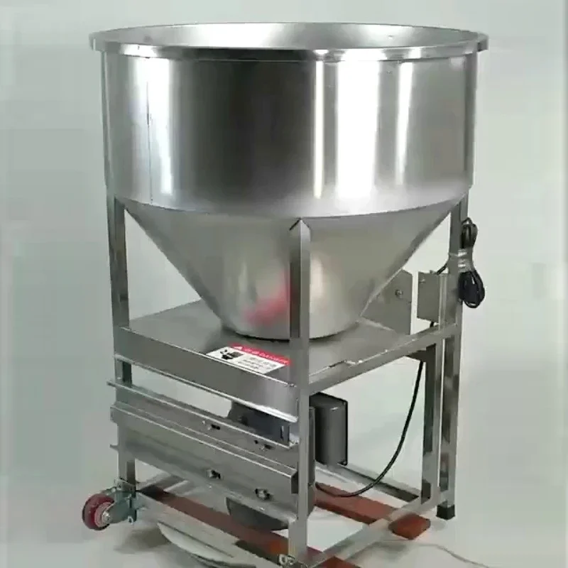 Mélangeur domestique 220v, ferme d'aliments, Forage de bétail et de moutons secs et humides, petit mélangeur de granulés en plastique domestique en acier inoxydable