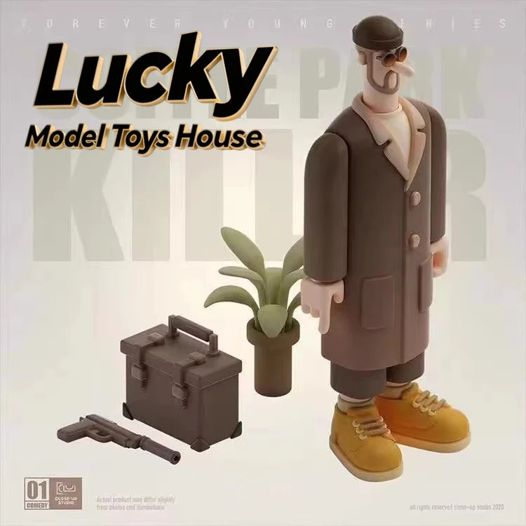 Limited FOREVER YOUNG 1/12 Anime Coffee Prank Killer Leon Movable Figurine Movie Role Simulation 20cm Full Set Man Soldier Model