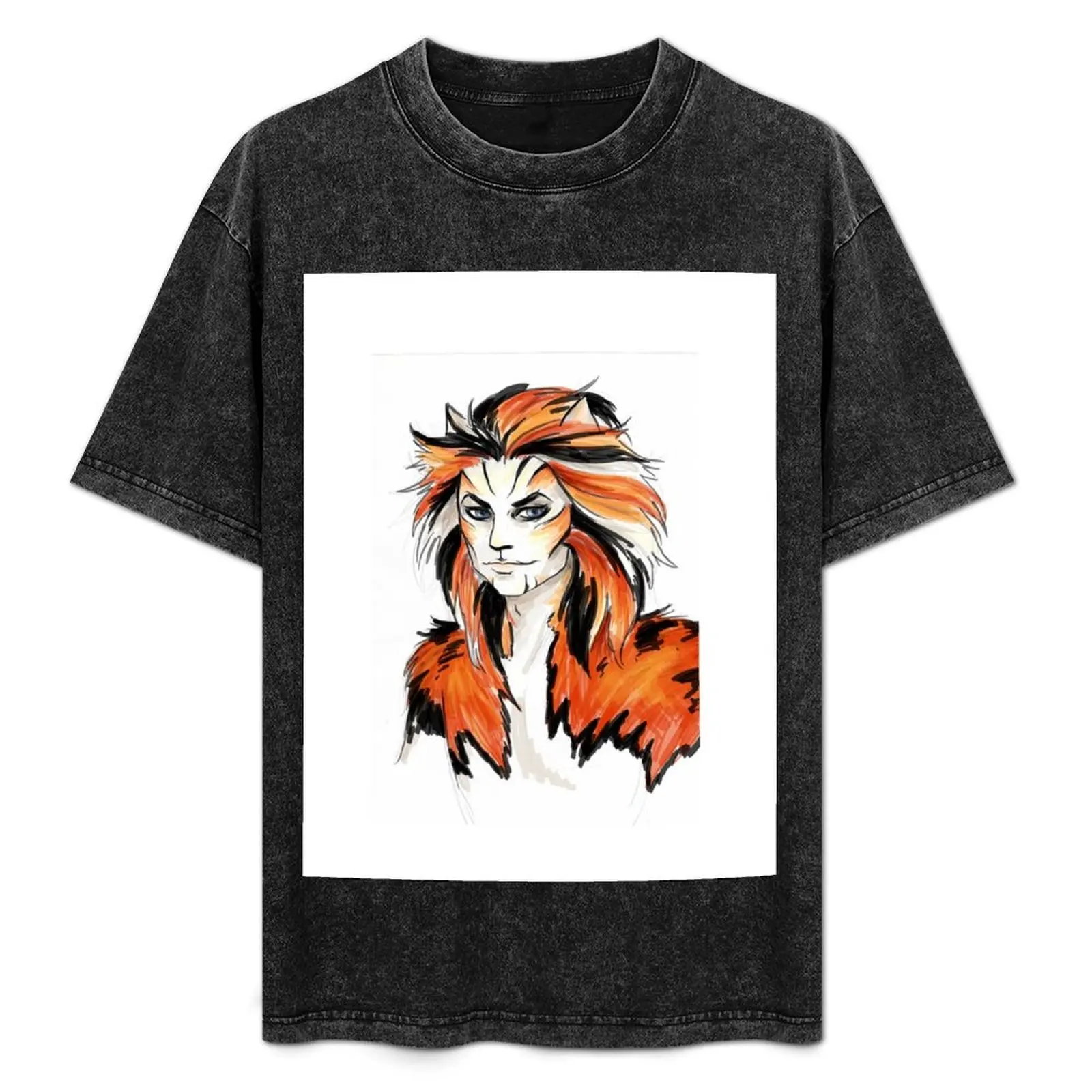 

Macavity T-Shirt Simple Line Art Print Tee