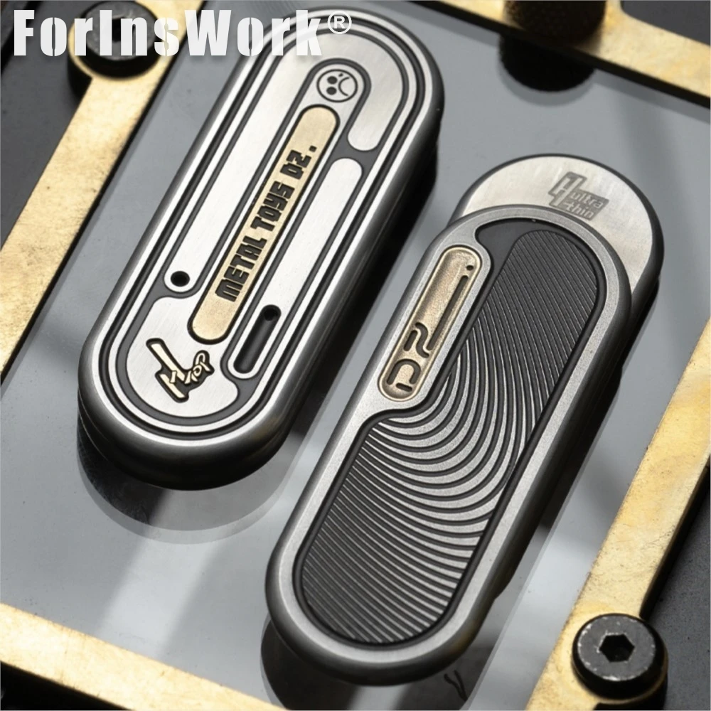 Brinquedos de metal Dz TOP H Mecânico Push Slider Fidgets Slider Cool Toys Gadgets Fidgets Toys