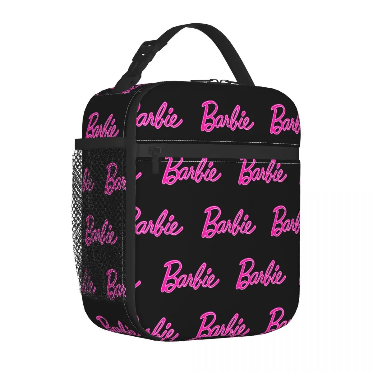 Barbie Pink Girls Y2K Insulated Lunch Bag Large Meal Container Cooler Bag Tote Lunch Box Work Picnic Bento Pouch