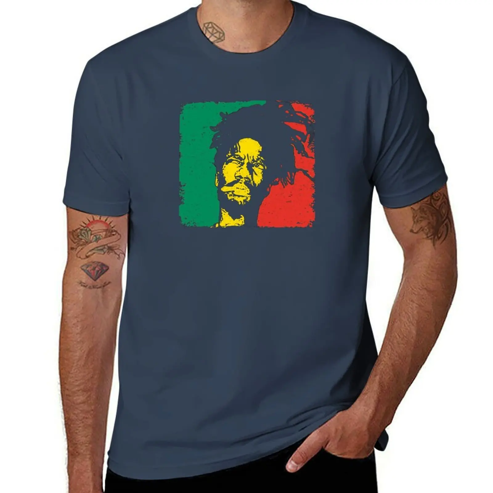 

Sizzla - Roots Rock Reggae T-Shirt Dry Fit Athletic Short Sleeve Shirt