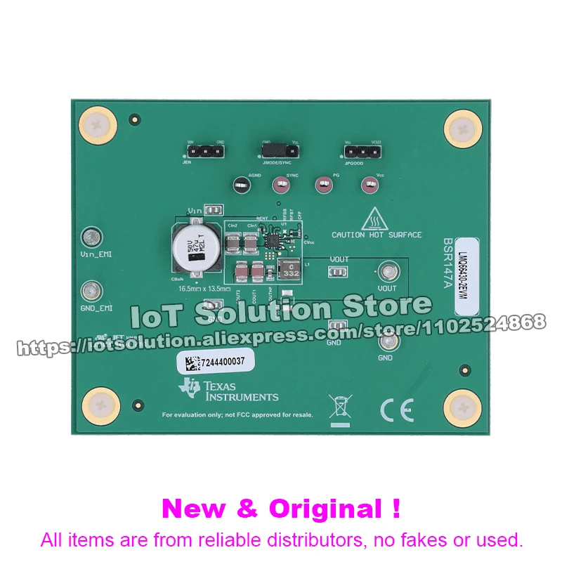 LMQ66430-2EVM LMQ66430 evaluation module for 36-V 3-A synchronous step-down converter with enhanced HotRod QFN LMQ66430 2EVM