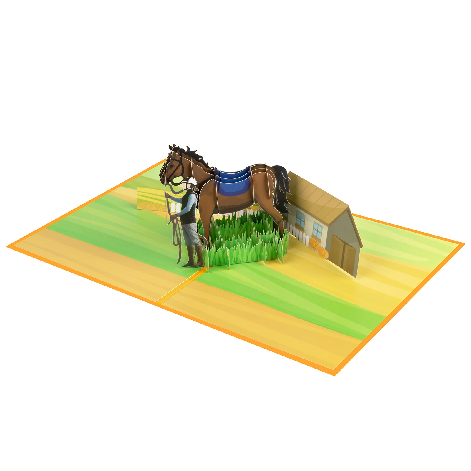 Imagem -02 - Horsemanship 3d Pop up Card para Mulheres e Meninas Ltz334 10 10 Pack