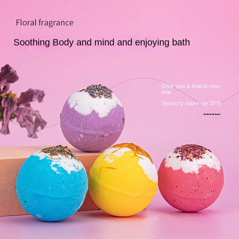 

Bath Essential Oil Ball Dry Flower Bath Salt Ball Bath Ball Exfoliating and Nourishing Skin Essential Oil Ball Bath Ball