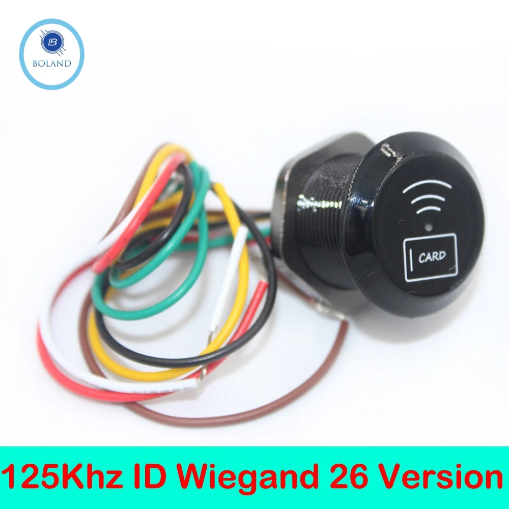 IP65 Waterproof ID/IC 125Khz/13.56Mhz Mini RFID Proximity Card Reader RFID Card Reader Wiegand26/34 for Access Control System
