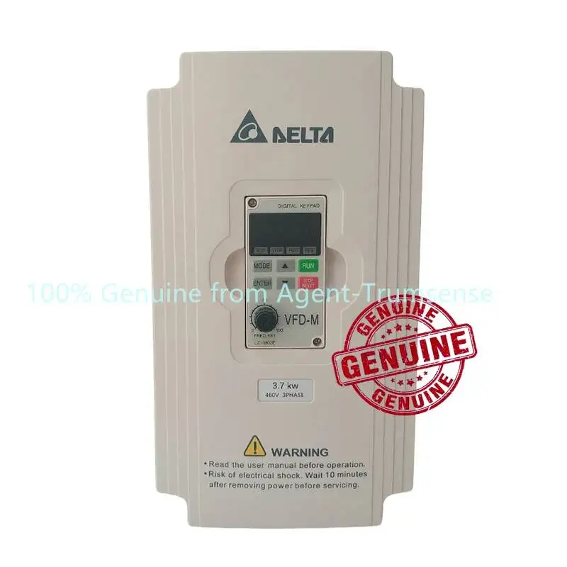 Delta Inverter 3.7 KW VFD037M43A 3 Phase 380V to 460V Rated 8.2A 100% New 3700 W VFD Series Variable Speed AC Motor Drive - view 2