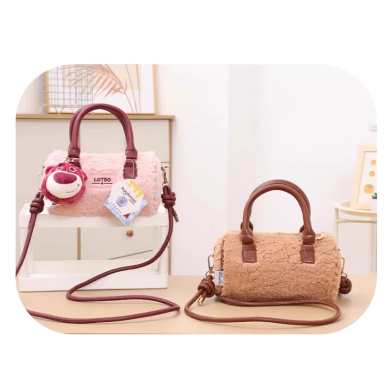 2024 Disney Bags Chititi Single Shoulder Crossbody Bag For Women, Multi Functional Strawberry Bear Bag Birthday Gift For Friends