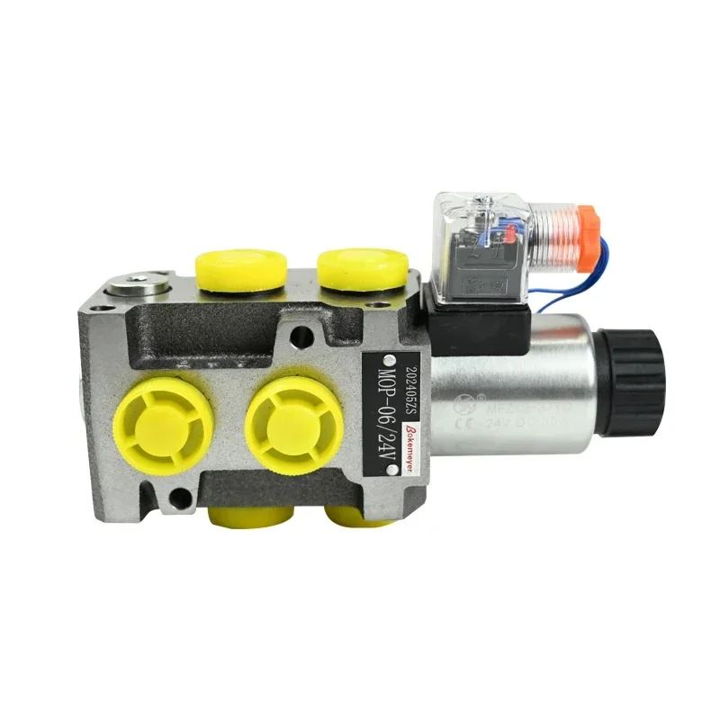 Modified wood clamper hoist six-way hydraulic solenoid valve MOP-6/2 multi-circuit selection valve walking oil pressure valve