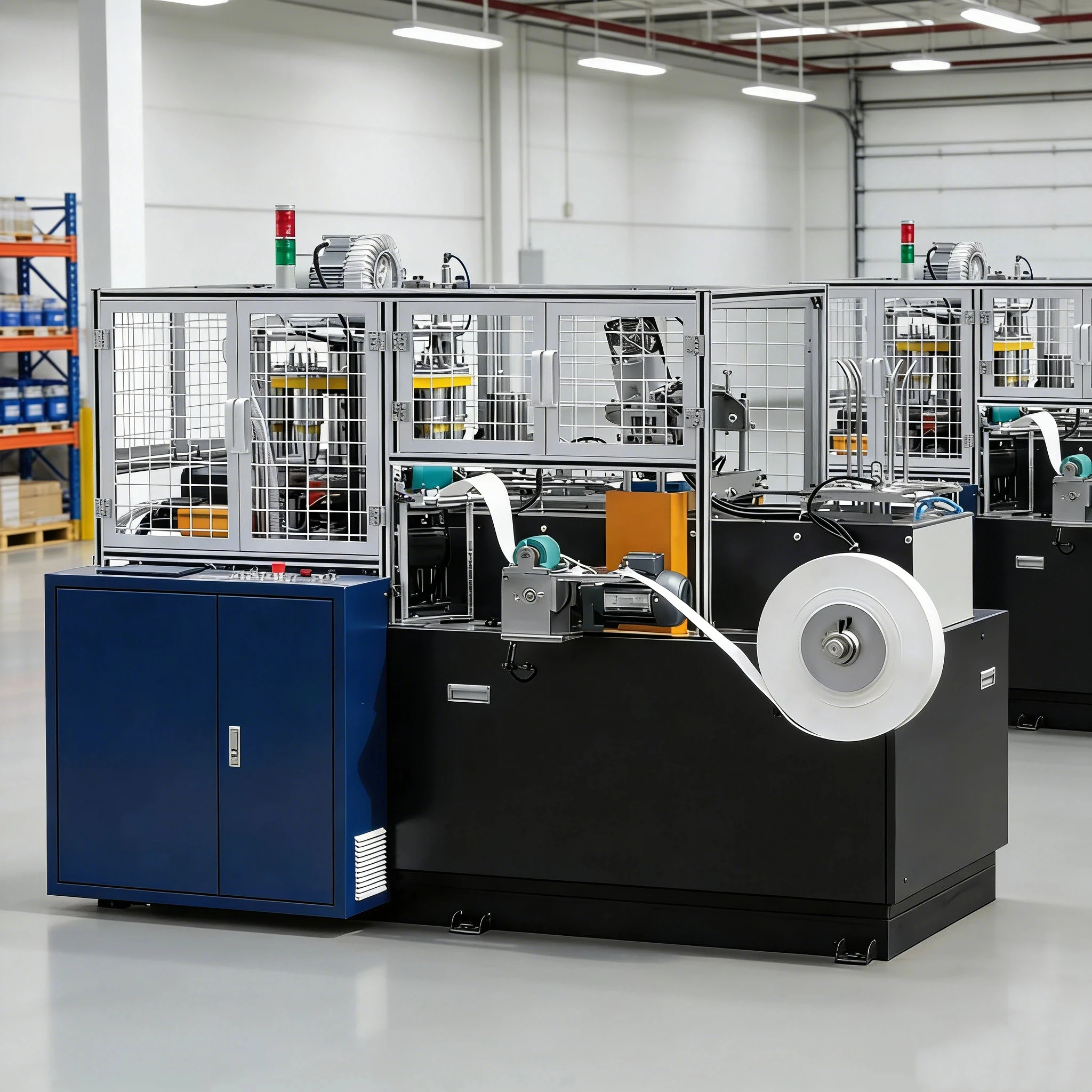 High Speed Paper Cup Making Machine High Productivity Factory Direct Low Cost for Plant Bearing Components