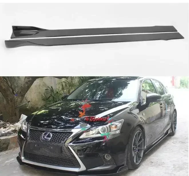 New！ Body Kit For Lexus CT200H 2010-2023 Real Carbon Fiber Side Skirts Aprons Extension Lip