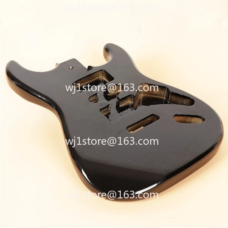 

Suitable for FY Electric Guitar Body Double Shake Black Electric Body ST Electric Guitar Black Guitar Body
