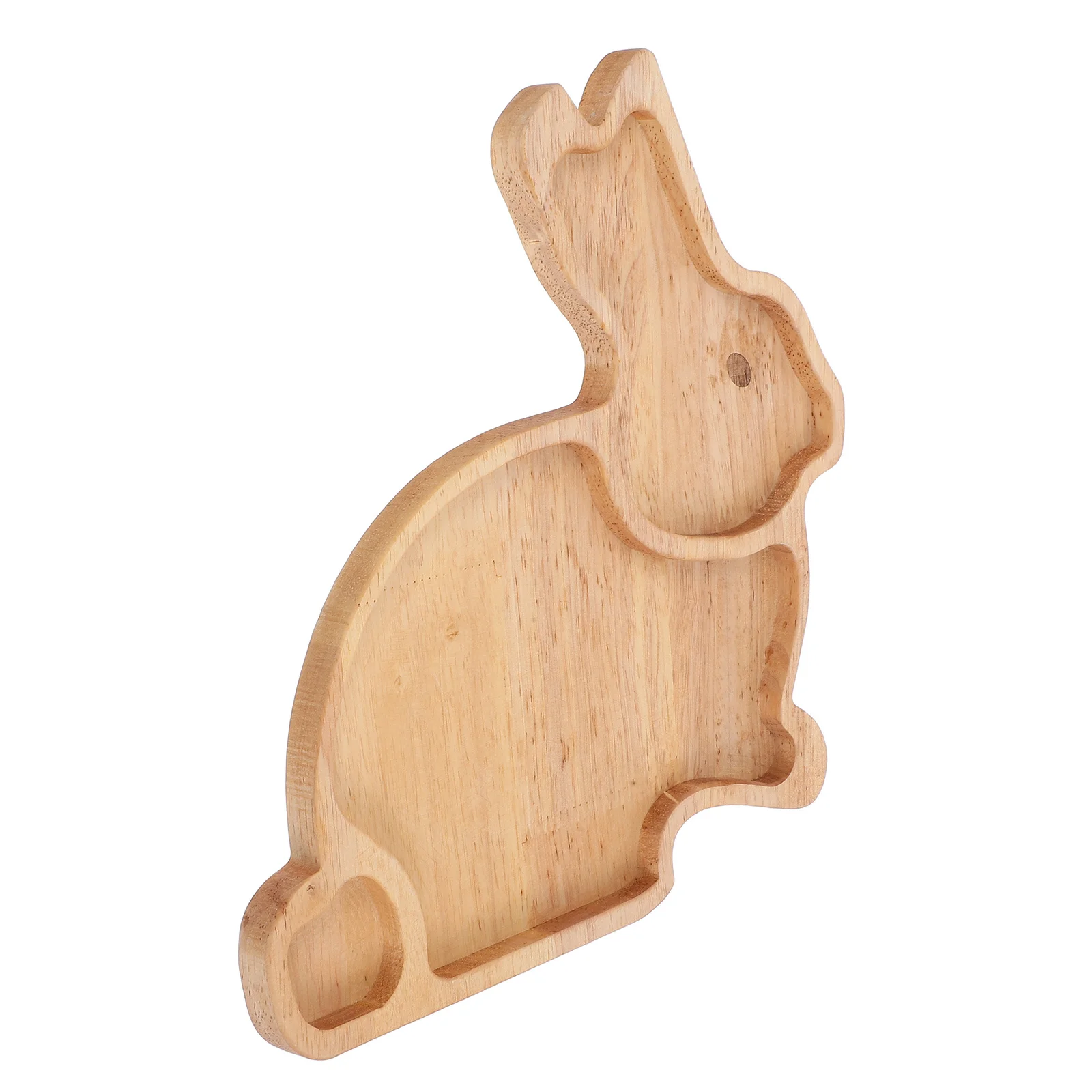 

Easter Bunny Tray Wooden Serving Tray Cute Cartoon Design for Fruit Dessert Snack Charcuterie Board Home Kitchen Decorative Food