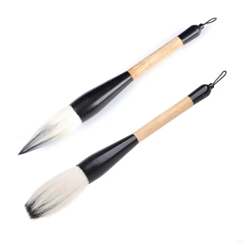 Q5WA Traditional Chinese Brush Watercolor Sumi Drawing Large Brush for Calligraphy Lovers Special Gift