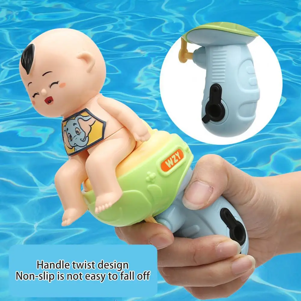 

Baby Toilet Water Toy Summer Water Toy Educational Water Play Toy Set Baby Toilet Shape Squirt Miniature Pee Doll for Children